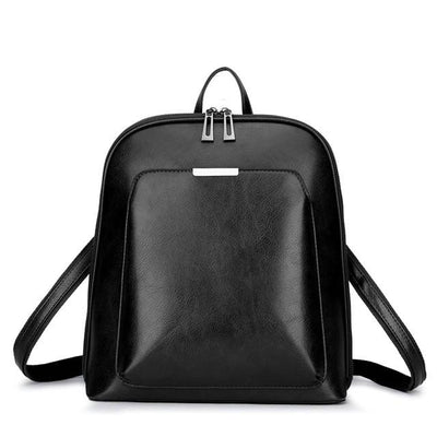 Klassisk Rygsæk med Dobbelt Lynlås - Elegant Design