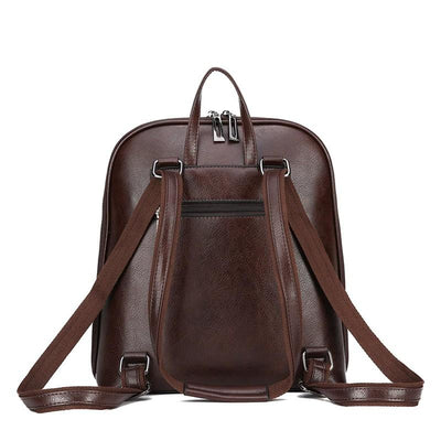 Klassisk Rygsæk med Dobbelt Lynlås - Elegant Design