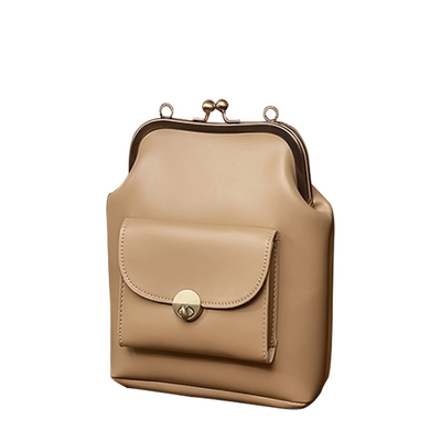 Vintage Skuldertaske med Snaplukning