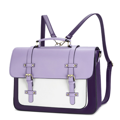 Zainetto Satchel Bicolore Chic - Stil og Alsidighed
