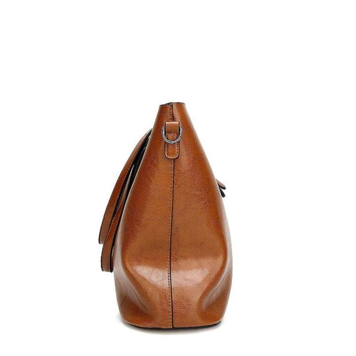 Borsa Tote i Håndlavet Læder