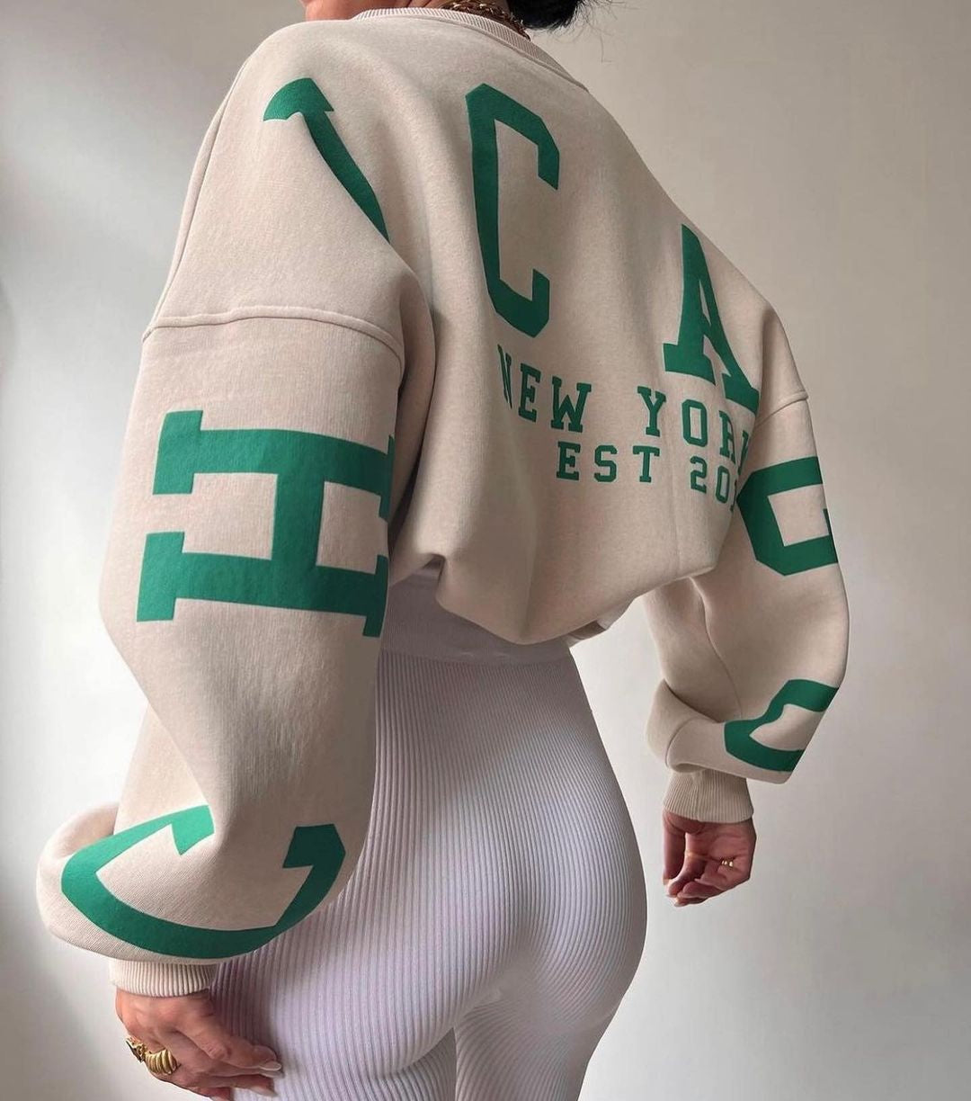 Komfortabel Oversized Sweater til Dame Trøje