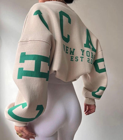 Komfortabel Oversized Sweater til Dame Trøje
