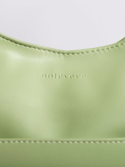 Minimalistisk Vegan Læder Hobo Skuldertaske