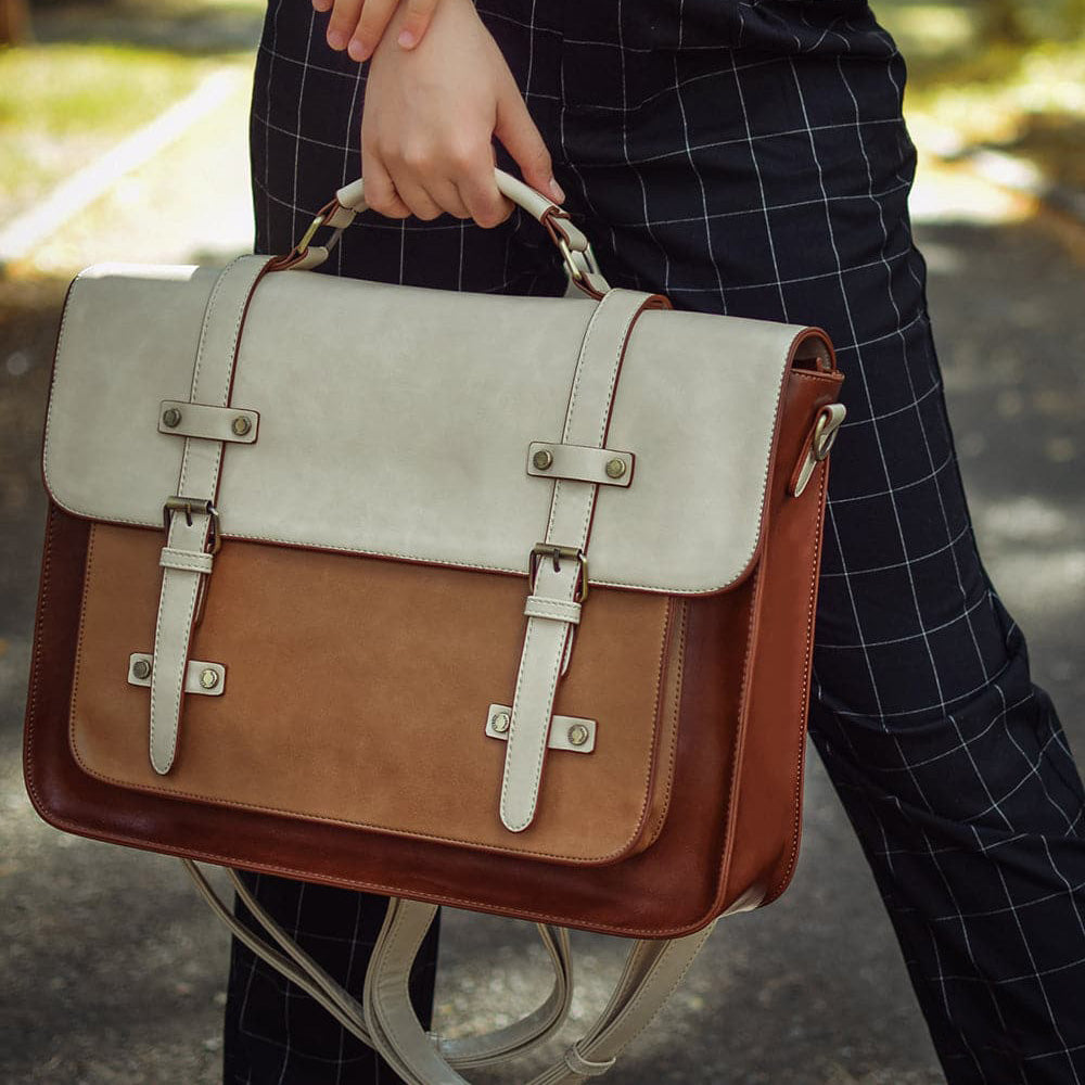 Zainetto Satchel Bicolore Chic - Stil og Alsidighed