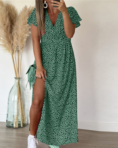Eva™ | Maxi-jurk met speelse stippenprint – Zomerfavoriet
