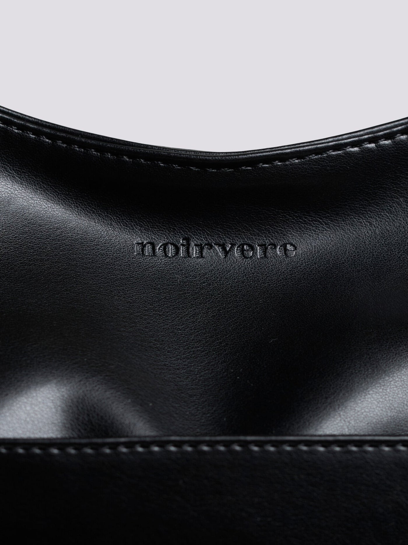 Minimalistisk Vegan Læder Hobo Skuldertaske