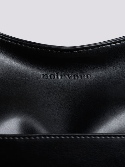 Minimalistisk Vegan Læder Hobo Skuldertaske