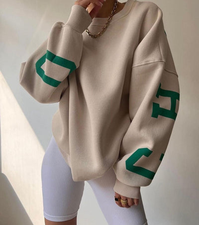 Komfortabel Oversized Sweater til Dame Trøje