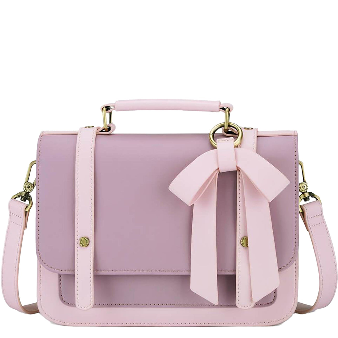 Satchel med Sløjfedetalje - Tidløs Elegance i Sort og Grå