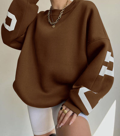 Komfortabel Oversized Sweater til Dame Trøje