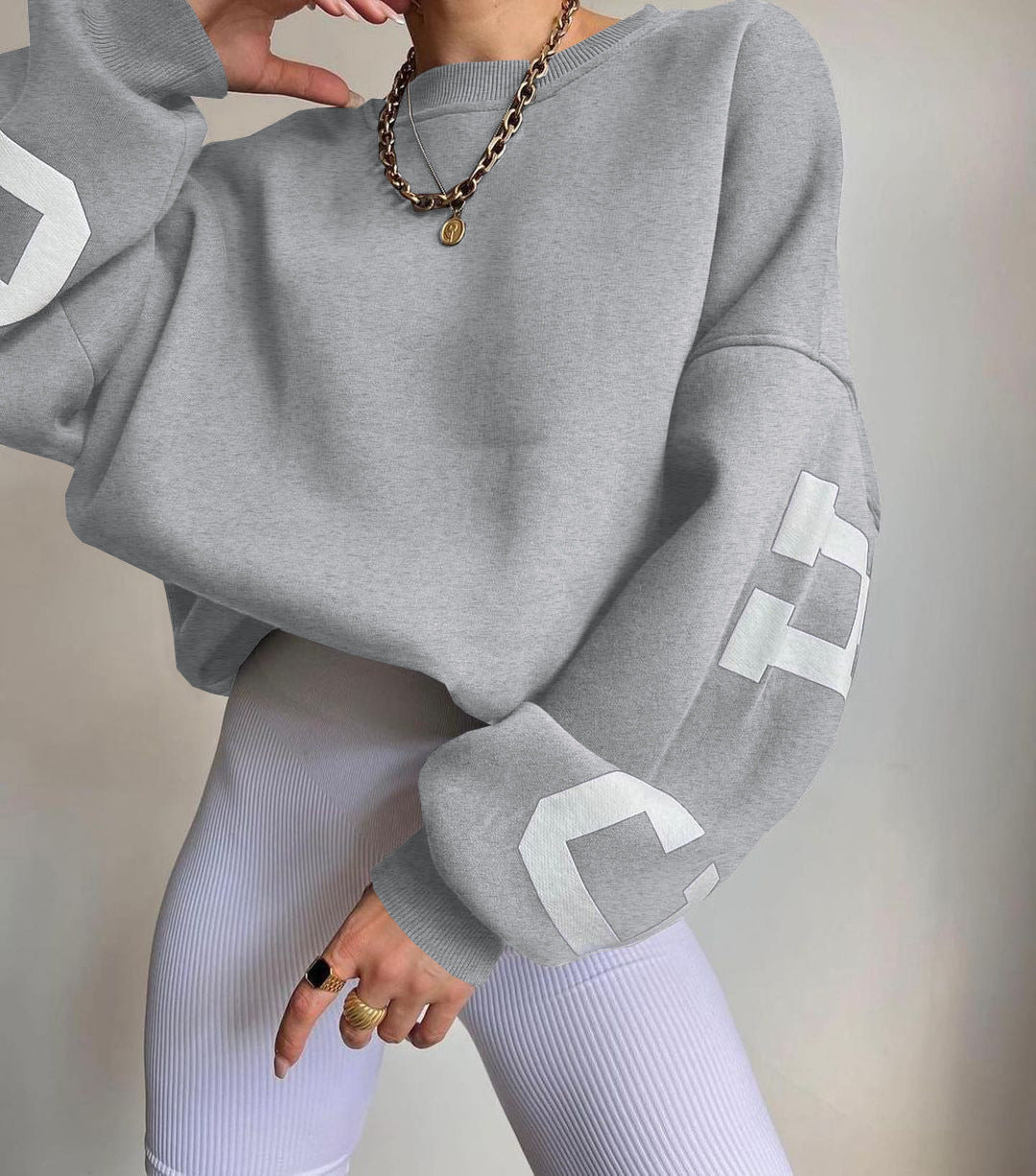 Komfortabel Oversized Sweater til Dame Trøje