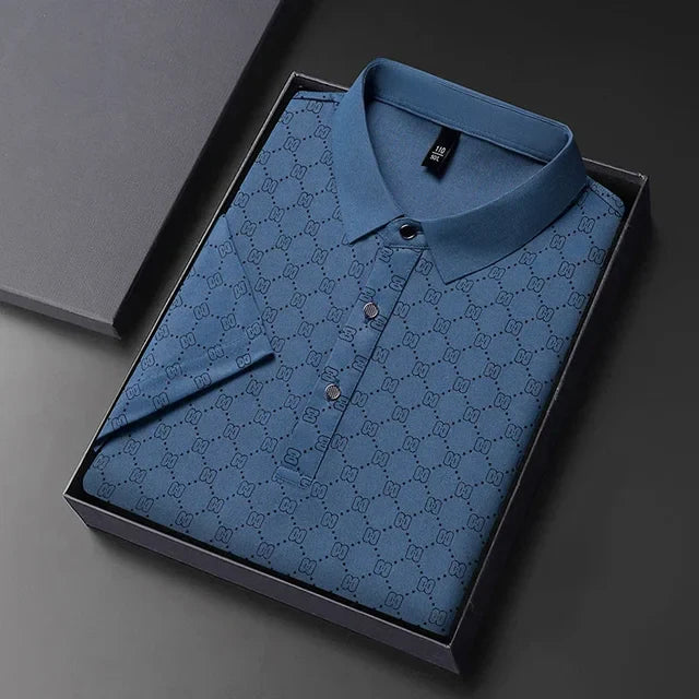 Åndbar og afslappet luksus-poloshirt - Parsido