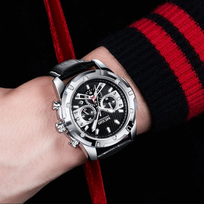 Luksus Militær Chronograf Sportsur