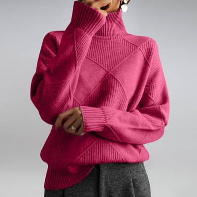 Sofy | Dame Striktrøje i Håndlavet Design – Komfortabel Elegant Sweater