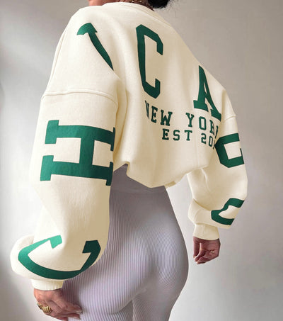 Komfortabel Oversized Sweater til Dame Trøje