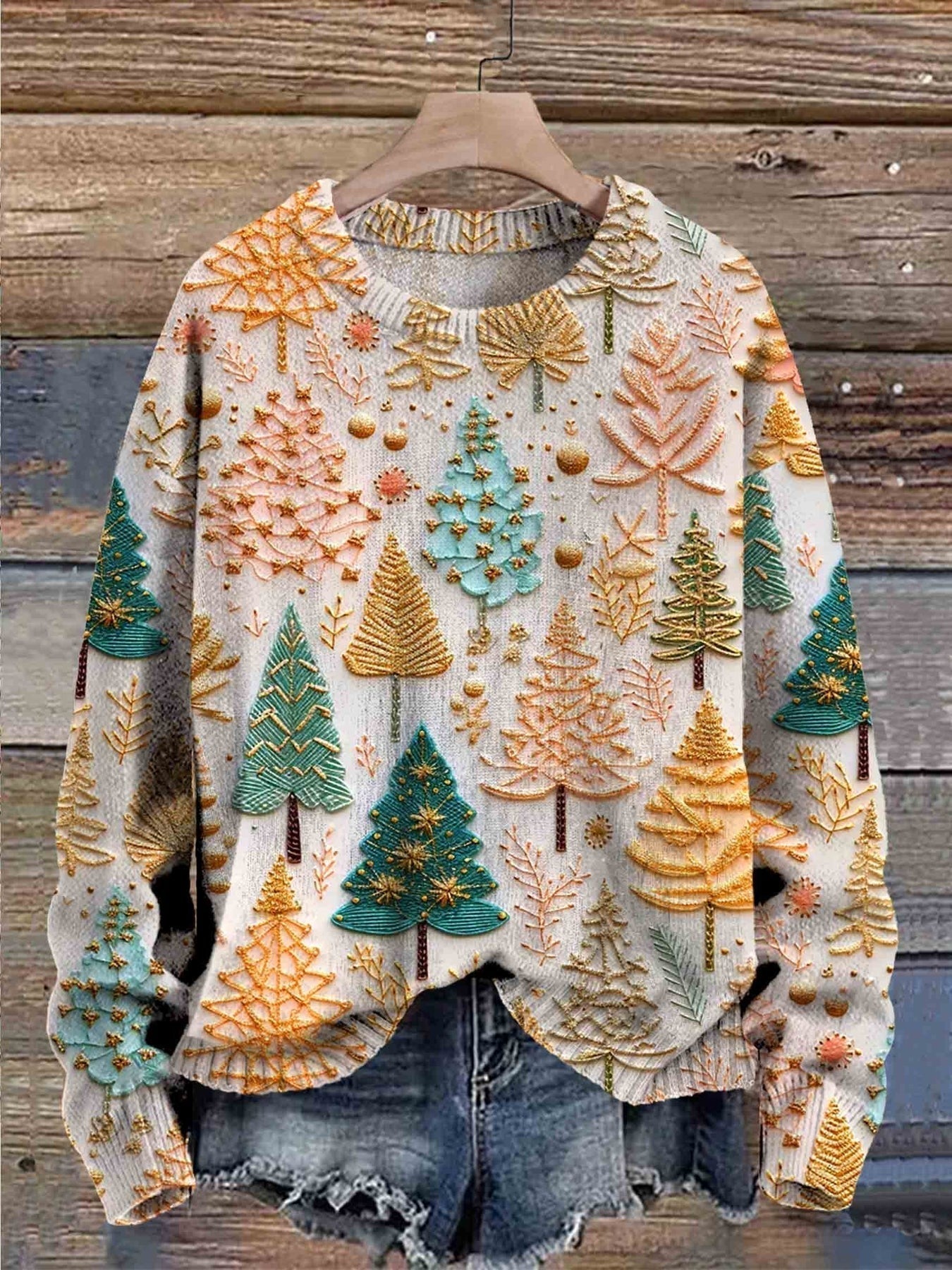 Lina | Håndlavet Juletrøje til Dame – Varm & Festlig Sweater
