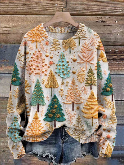 Lina | Håndlavet Juletrøje til Dame – Varm & Festlig Sweater