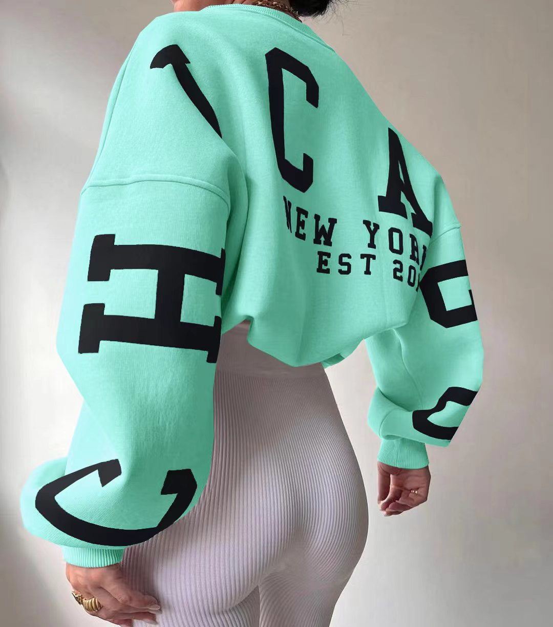 Komfortabel Oversized Sweater til Dame Trøje