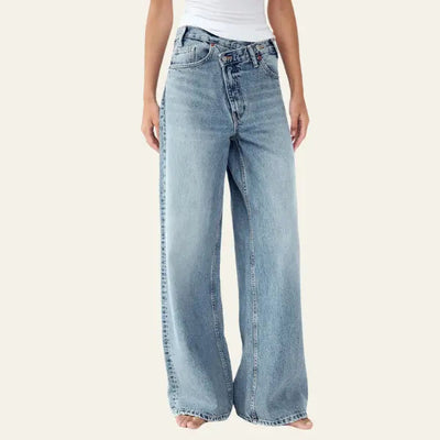 Clara | Oversized Wide-Leg Jeans