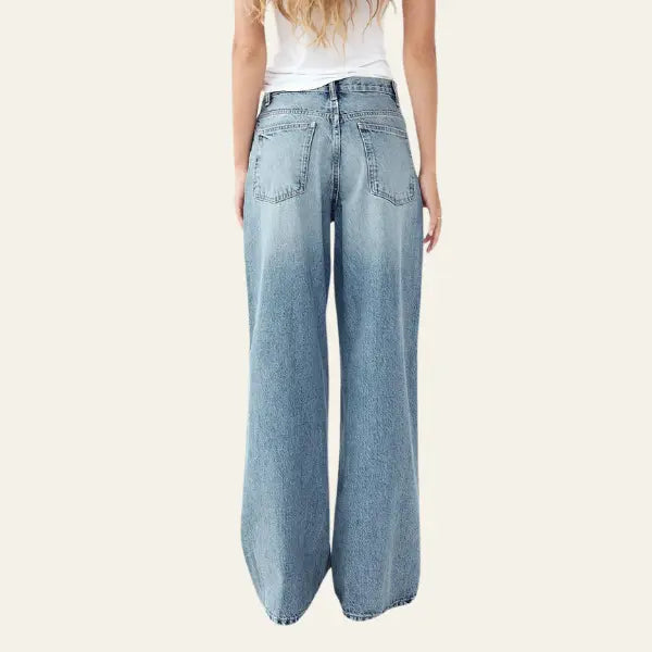 Clara | Oversized Wide-Leg Jeans