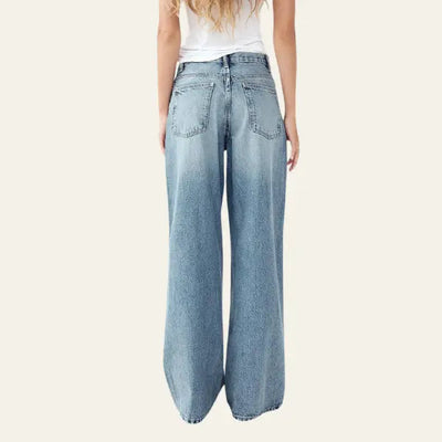 Clara | Oversized Wide-Leg Jeans