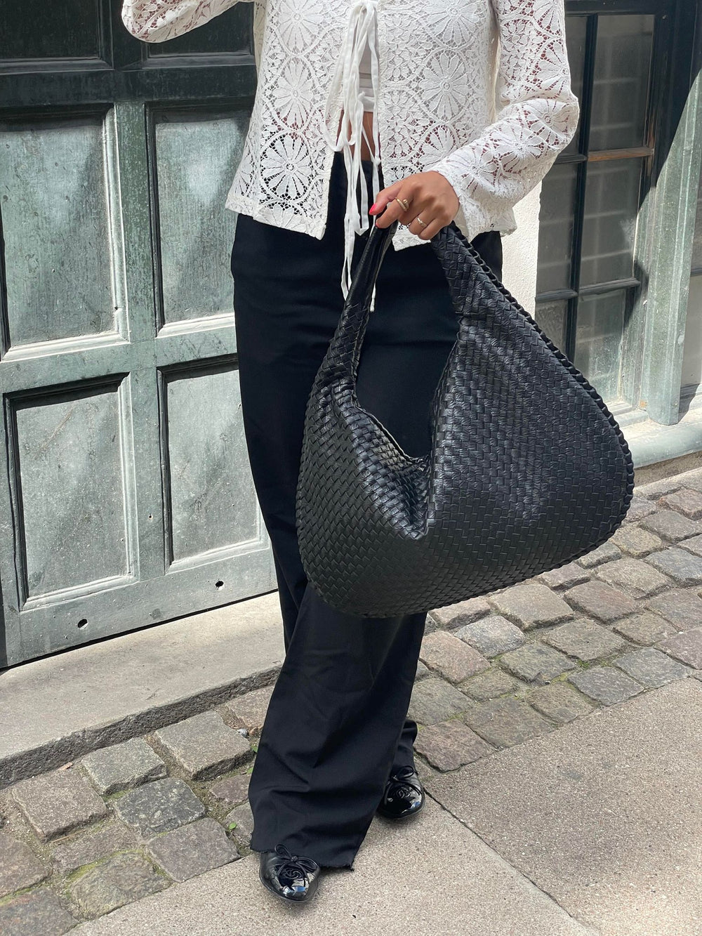 Valentina | Tote Bag Håndvævet i Rød
