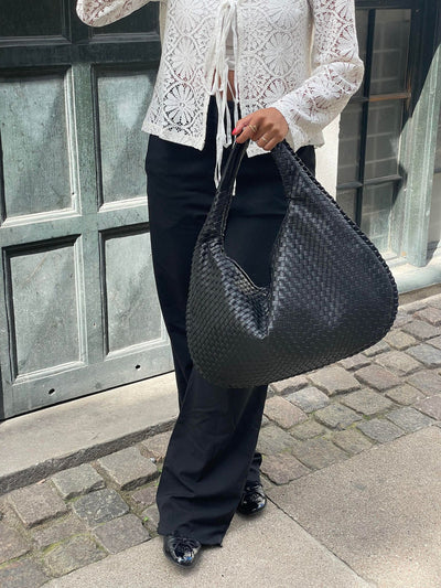 Valentina | Tote Bag Håndvævet i Rød