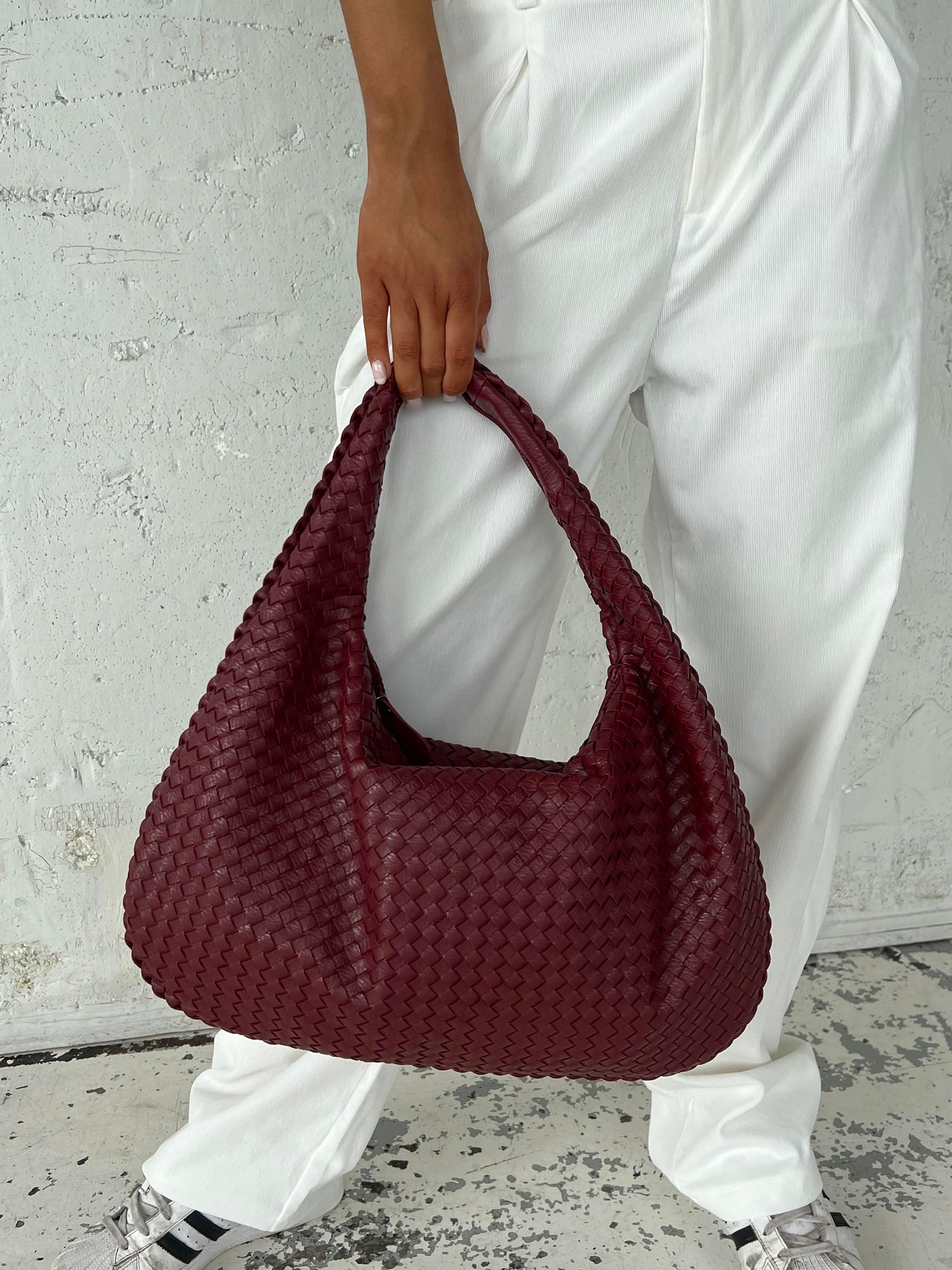 Valentina | Tote Bag Håndvævet i Rød