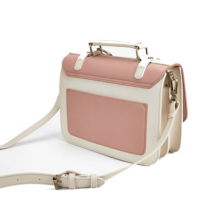 Satchel med Sløjfedetalje - Tidløs Elegance i Sort og Grå