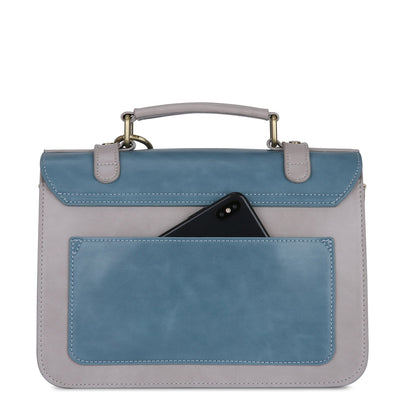 Satchel med Sløjfedetalje - Tidløs Elegance i Sort og Grå