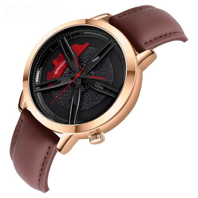 Roterende Hub Ur Quartz Ur