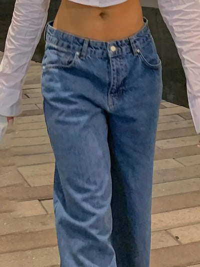 Naya - Denim Jeans Relaxed Fit Baggy Bukser Dame