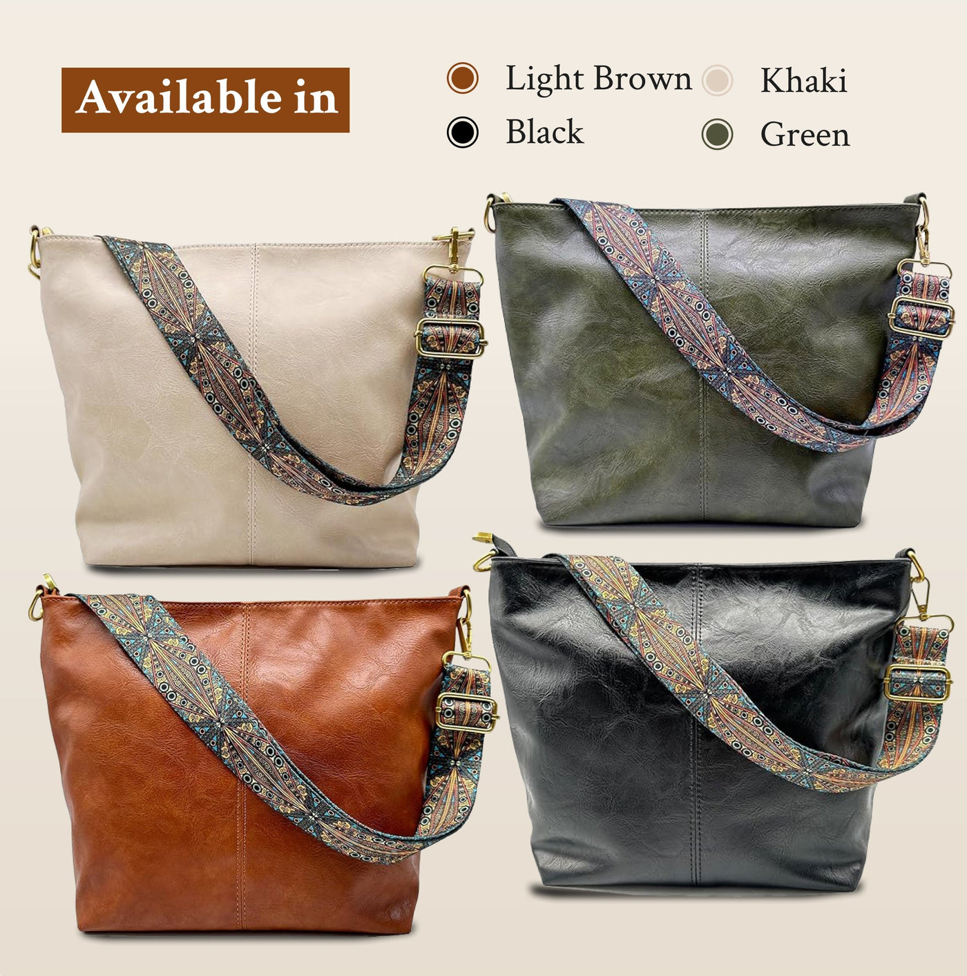 Chelsey Vintage Charme | Skuldertaske i Læder