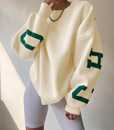 Komfortabel Oversized Sweater til Dame Trøje