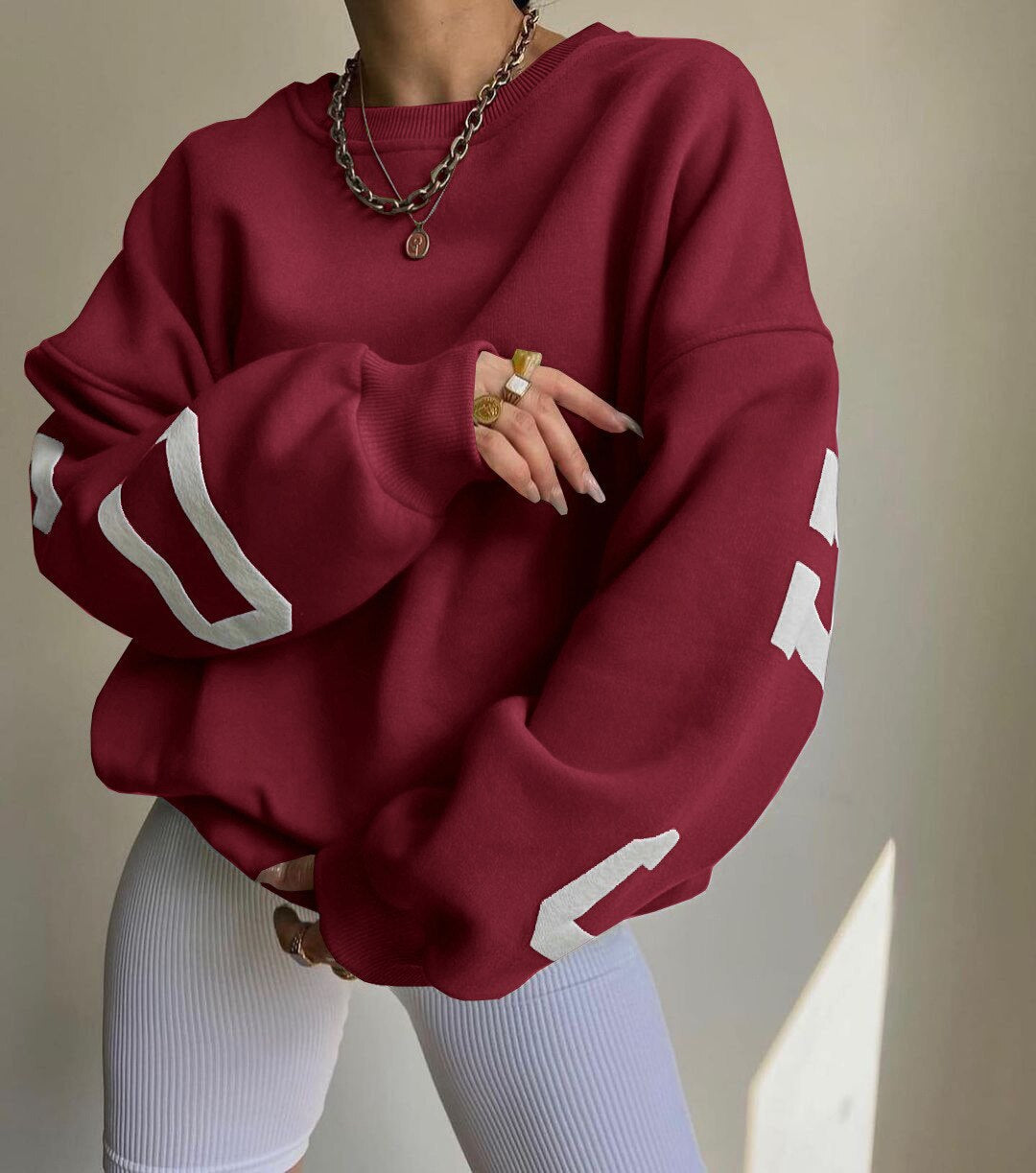 Komfortabel Oversized Sweater til Dame Trøje