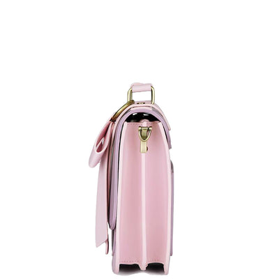 Satchel med Sløjfedetalje - Tidløs Elegance i Sort og Grå