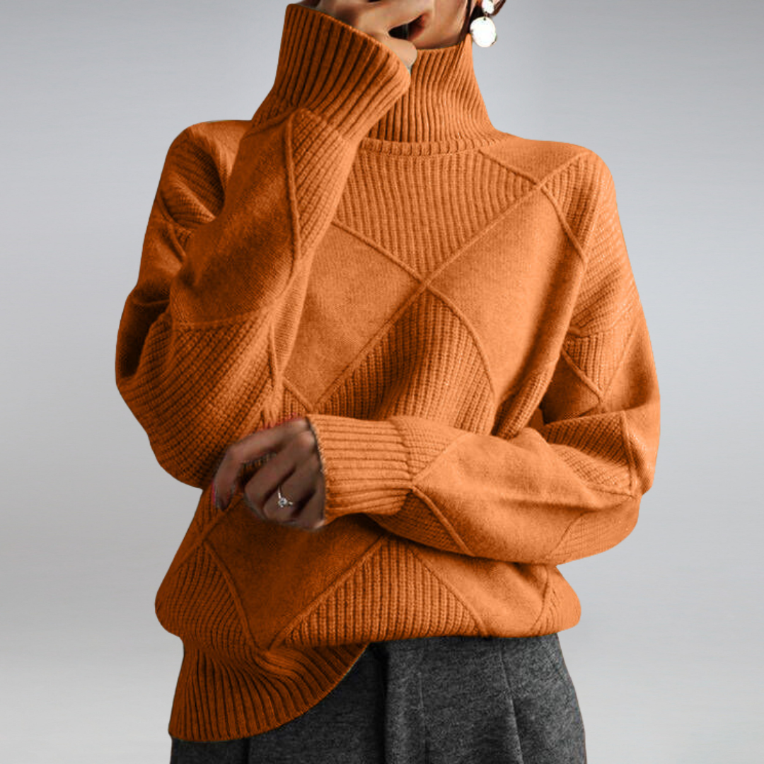 Sofy | Dame Striktrøje i Håndlavet Design – Komfortabel Elegant Sweater