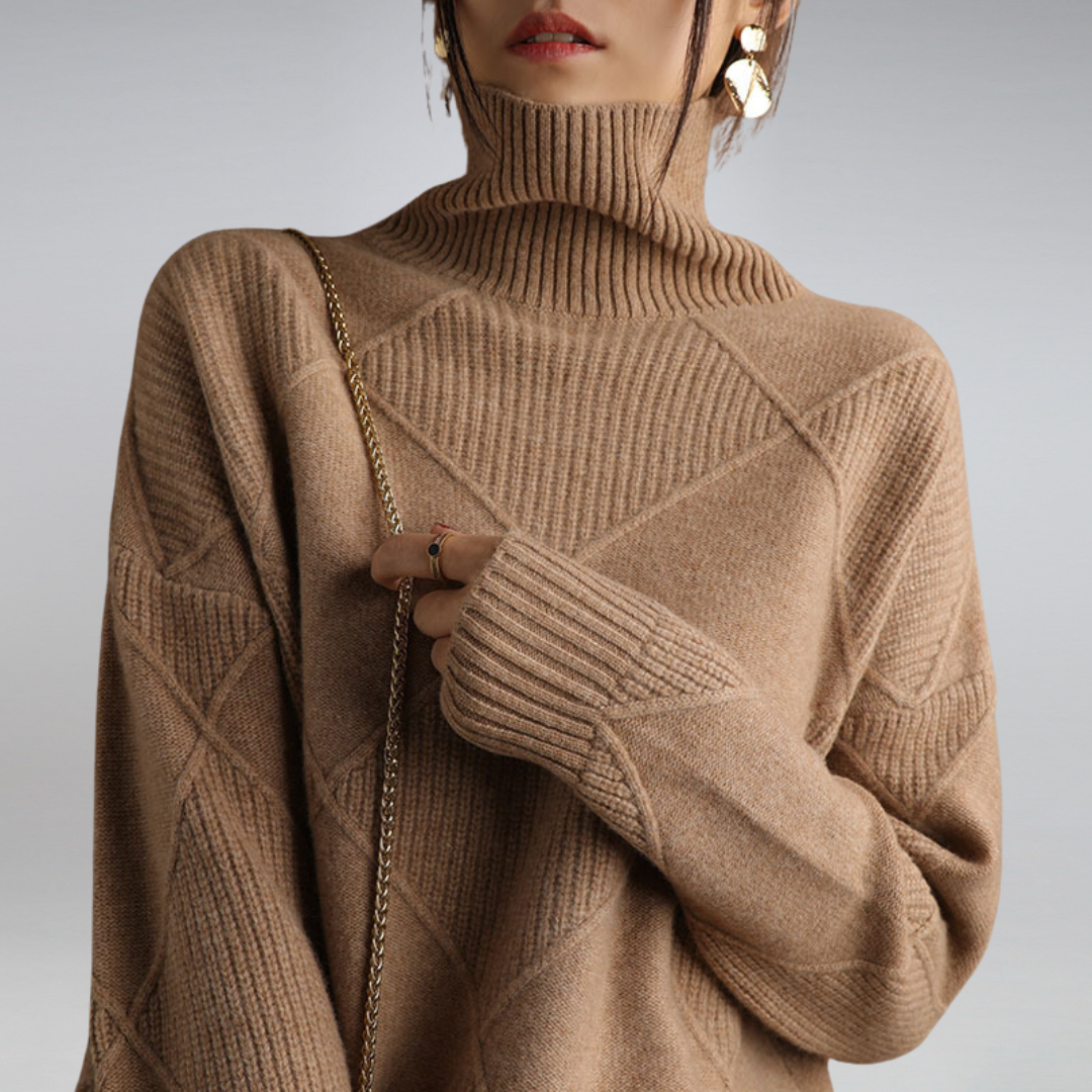 Sofy | Dame Striktrøje i Håndlavet Design – Komfortabel Elegant Sweater