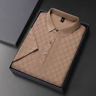 Åndbar og afslappet luksus-poloshirt - Parsido