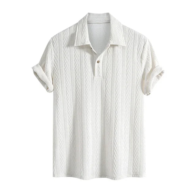 Casual Luxe Jacquard Polo - Parsido