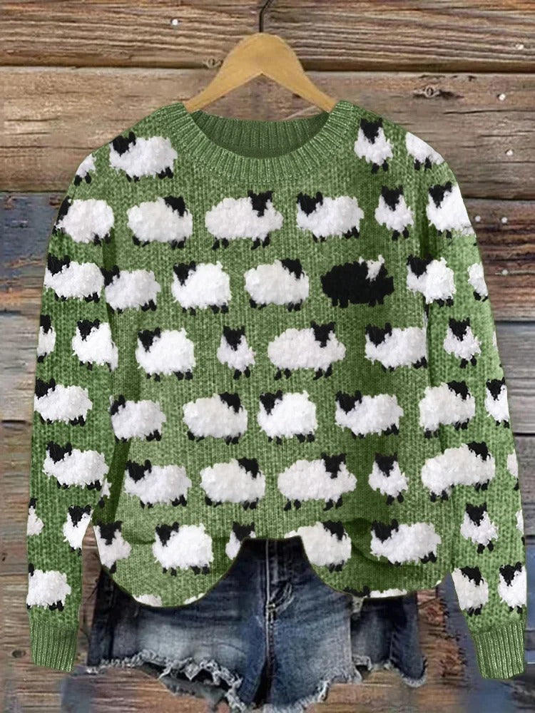 Lina | Håndlavet Juletrøje til Dame – Varm & Festlig Sweater