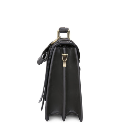 Satchel med Sløjfedetalje - Tidløs Elegance i Sort og Grå