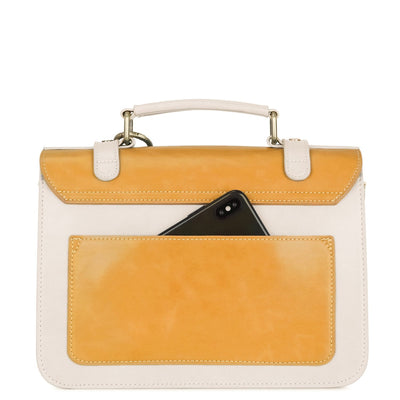 Satchel med Sløjfedetalje - Tidløs Elegance i Sort og Grå