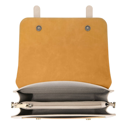 Satchel med Sløjfedetalje - Tidløs Elegance i Sort og Grå