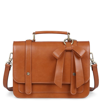 Satchel med Sløjfedetalje - Tidløs Elegance i Sort og Grå