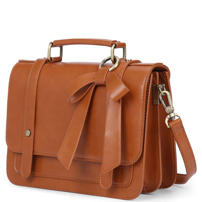 Satchel med Sløjfedetalje - Tidløs Elegance i Sort og Grå