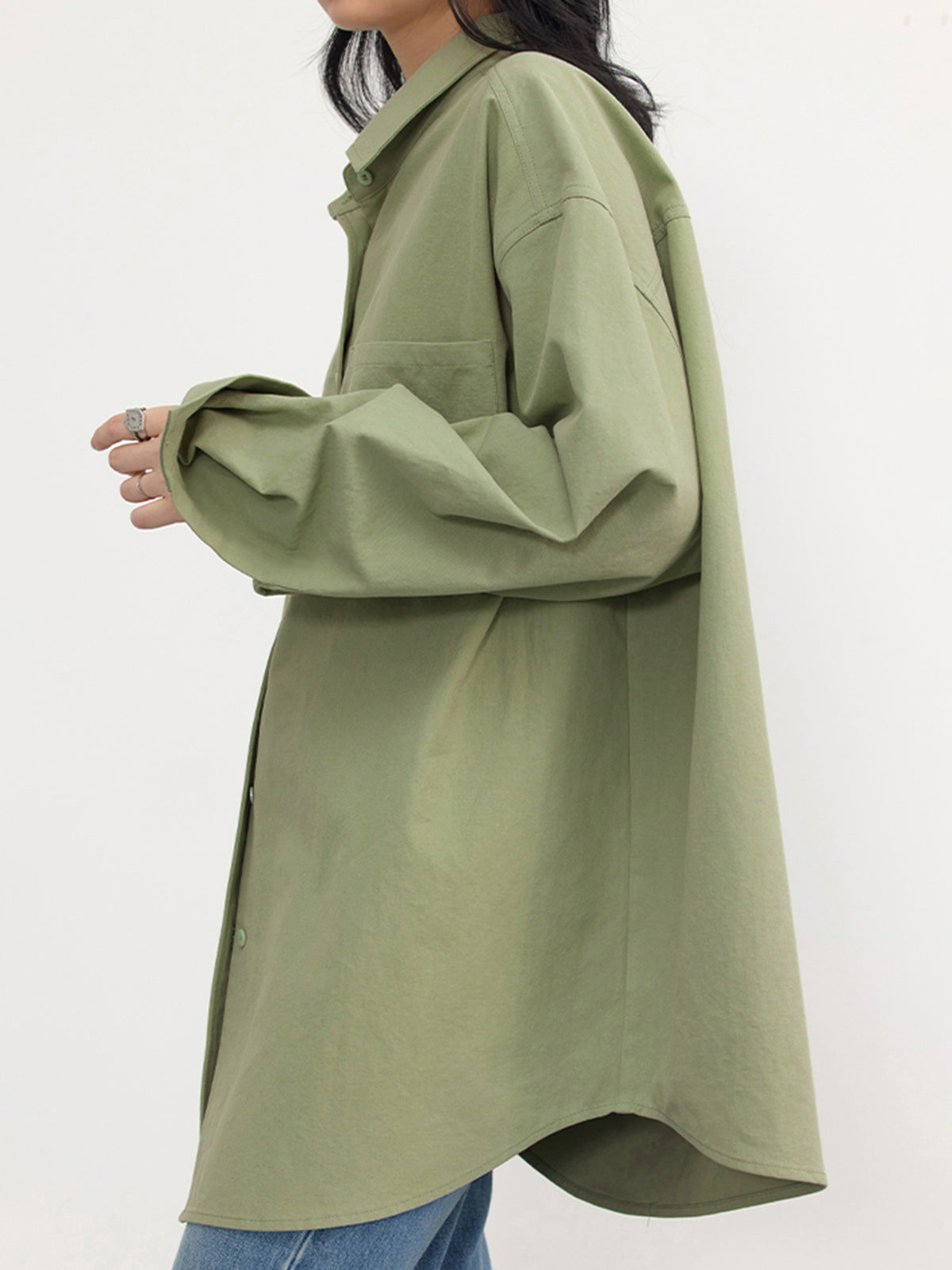 Mara - Oversized Dame Bluse Casual Elegant og Alsidig