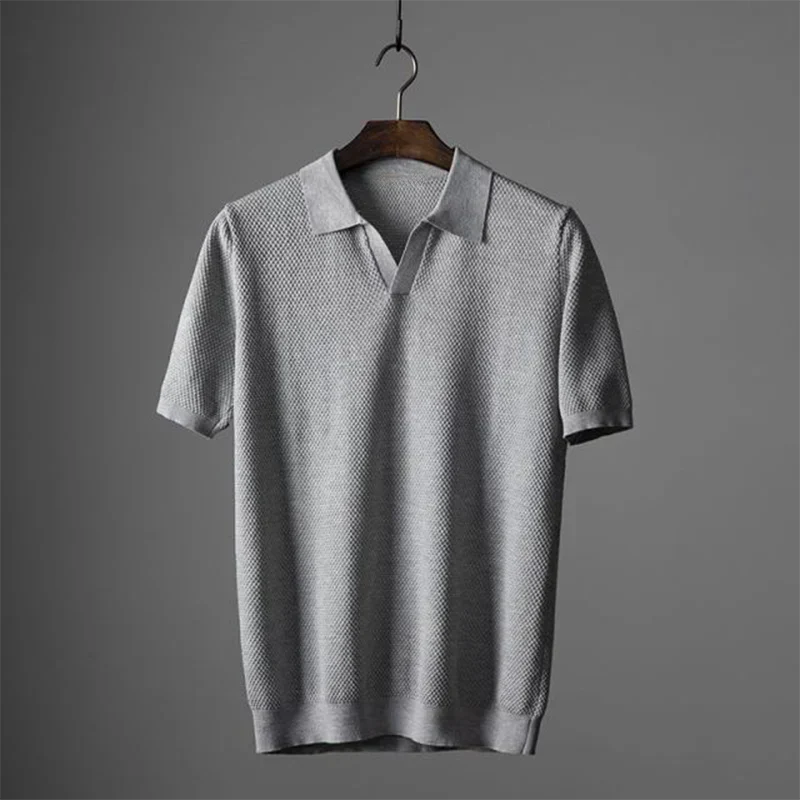 Ikon | Struktureret herre polo – klassisk elegant poloshirt til mænd