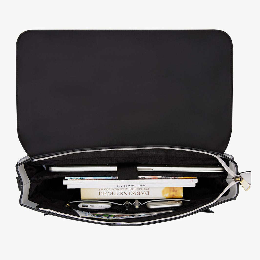 Zainetto Satchel Bicolore Chic - Stil og Alsidighed
